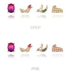 Wing Bling Earrings For Women Gold X Earring -Wing Bling Online Shop org 4932