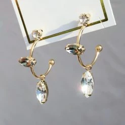 Wing Bling Earrings For Women Pink X Earring