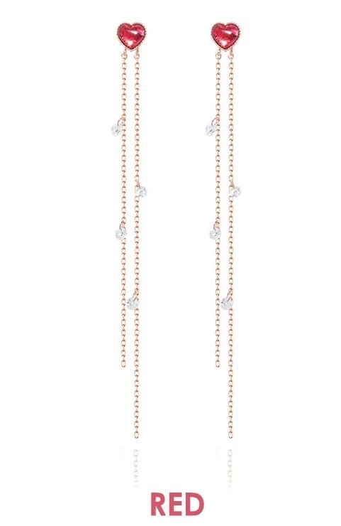 Wing Bling Earrings For Women Pink X Piercing 6 Wing Bling Earrings For Women Pink X Piercing - Image 4