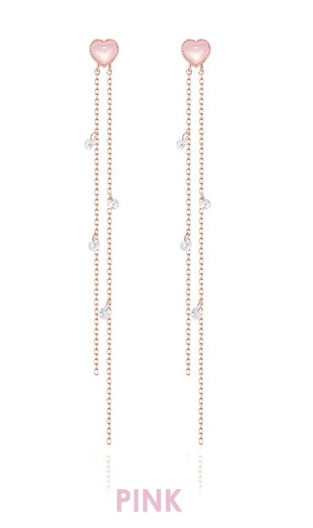 Wing Bling Earrings For Women Pink X Piercing 7 Wing Bling Earrings For Women Pink X Piercing - Image 5