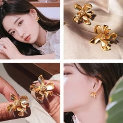 Wing Bling Earrings For Women No Color Specification X Piercing