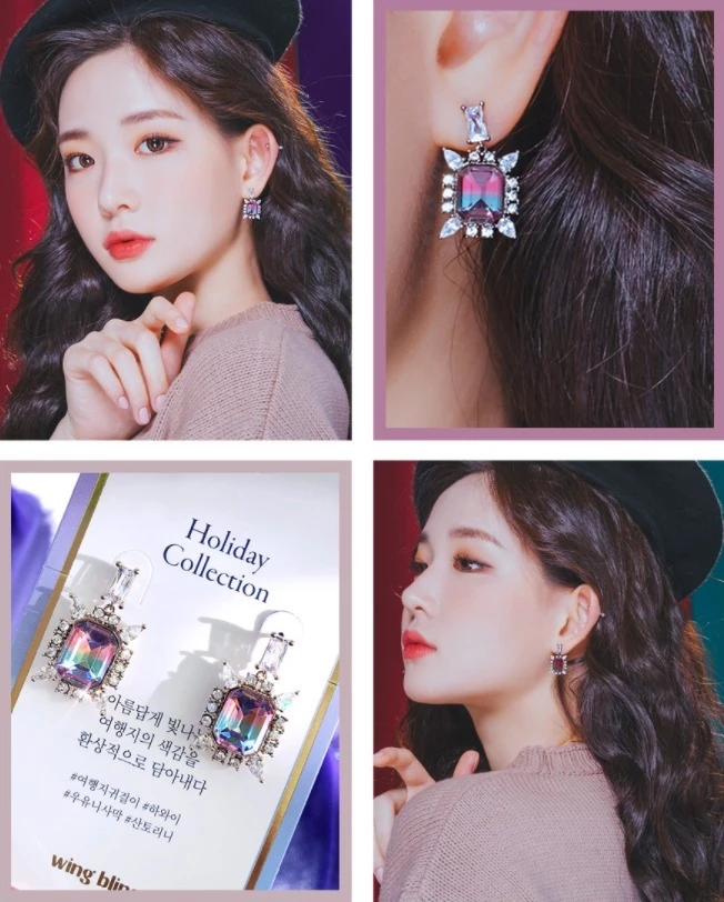 Wing Bling Earrings For Women Italy Firenze X Earring 3 Wing Bling Earrings For Women Italy Firenze X Earring