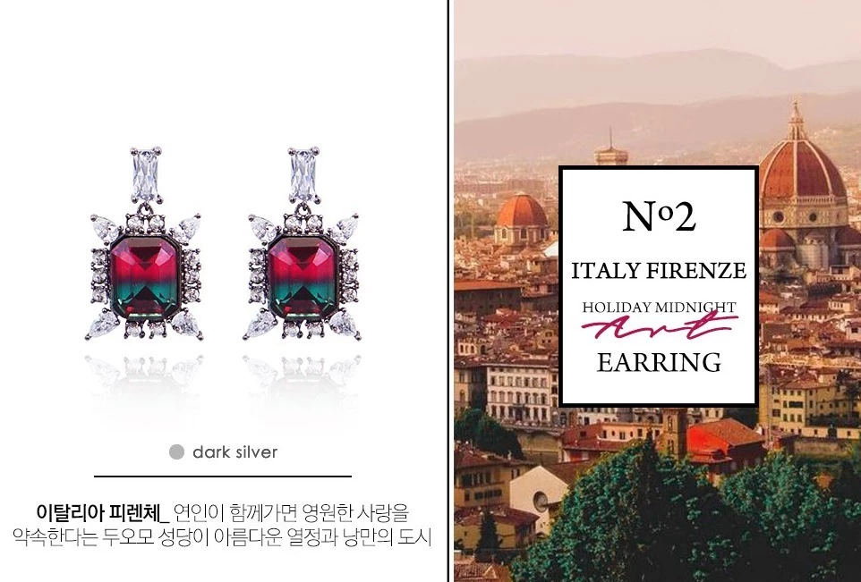Wing Bling Earrings For Women Italy Firenze X Earring 7 Wing Bling Earrings For Women Italy Firenze X Earring - Image 5