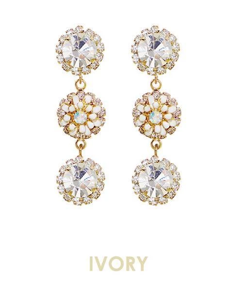 Wing Bling Earrings For Women Ivory X Earrings 5 Wing Bling Earrings For Women Ivory X Earrings - Image 3