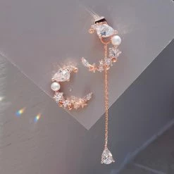 Wing Bling Earrings For Women Pink X Earrings -Wing Bling Online Shop org 5056