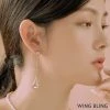 Wing Bling Casual Style Street Style Party Style Elegant Style Earrings For Women Sivler X One Size -Wing Bling Online Shop org 5090
