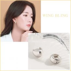 Wing Bling Casual Style Street Style Party Style Elegant Style Earrings For Women Sivler X One Size