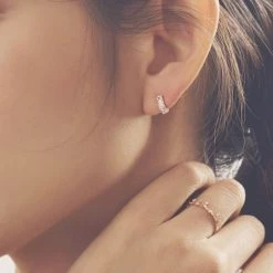 Wing Bling Earrings For Women Blue X Silicone Clutch -Wing Bling Online Shop org 5132