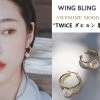 Wing Bling Casual Style Street Style Elegant Style Earrings For Women Gold X One Size -Wing Bling Online Shop org 517