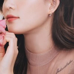 Wing Bling Casual Style Flower With Jewels Office Style Earrings (item3692) For Women Pink X One Size 19 Wing Bling Casual Style Flower With Jewels Office Style Earrings (item3692) For Women Pink X One Size -Wing Bling Online Shop org 5183