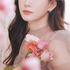 Wing Bling Casual Style Flower With Jewels Office Style Earrings (item3692) For Women Pink X One Size 21 Wing Bling Casual Style Flower With Jewels Office Style Earrings (item3692) For Women Pink X One Size -Wing Bling Online Shop org 5185