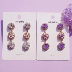 Wing Bling Casual Style Street Style Elegant Style Earrings For Women Ivory X One Size -Wing Bling Online Shop org 5226