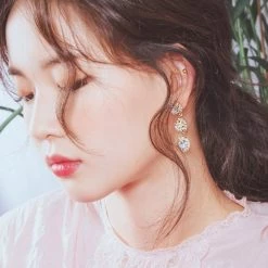 Wing Bling Casual Style Street Style Elegant Style Earrings For Women Ivory X One Size -Wing Bling Online Shop org 5228