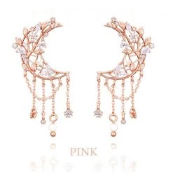 Wing Bling Casual Style Street Style Elegant Style Earrings For Women Gold X One Size -Wing Bling Online Shop org 5235