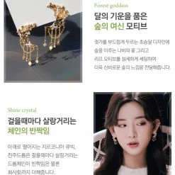 Wing Bling Casual Style Street Style Elegant Style Earrings For Women Gold X One Size -Wing Bling Online Shop org 5239