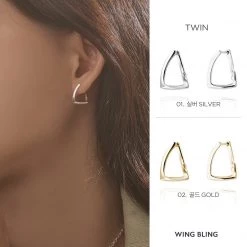 Wing Bling Casual Style Street Style Party Style Elegant Style Bridal For Women Silver X One Size