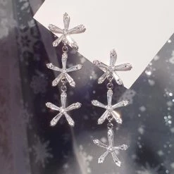 Wing Bling Earrings For Women No Color Specification X Piercing