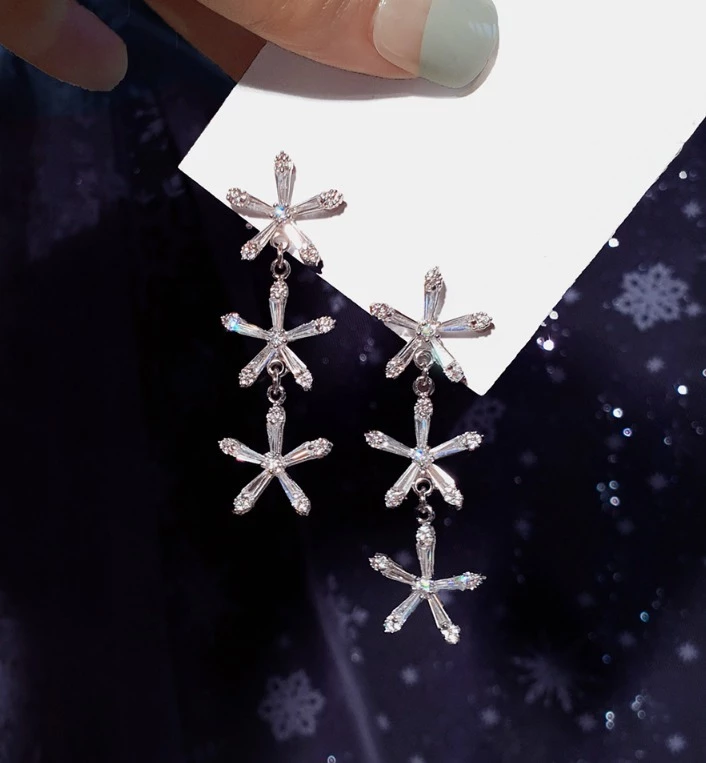 Wing Bling Earrings For Women No Color Specification X Piercing 5 Wing Bling Earrings For Women No Color Specification X Piercing - Image 3