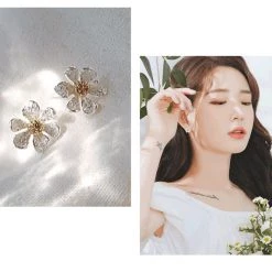 Wing Bling Casual Style Street Style Elegant Style Earrings For Women Silver X One Size -Wing Bling Online Shop org 535