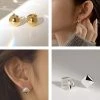 Wing Bling Earrings For Women Silver X Square -Wing Bling Online Shop org 5391