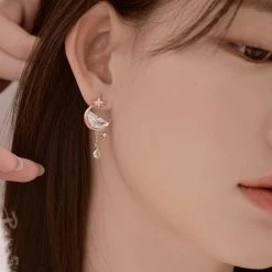 Wing Bling Earrings For Women Silver X Piercing -Wing Bling Online Shop org 5430