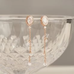 Wing Bling Earrings For Women Blue X One Size