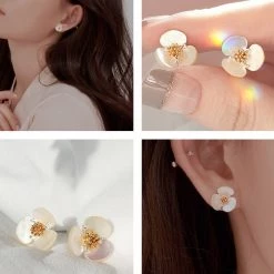 Wing Bling Earrings For Women Pink X One Size