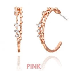 Wing Bling Earrings For Women Pink X Piercing 13 Wing Bling Earrings For Women Pink X Piercing -Wing Bling Online Shop org 5873