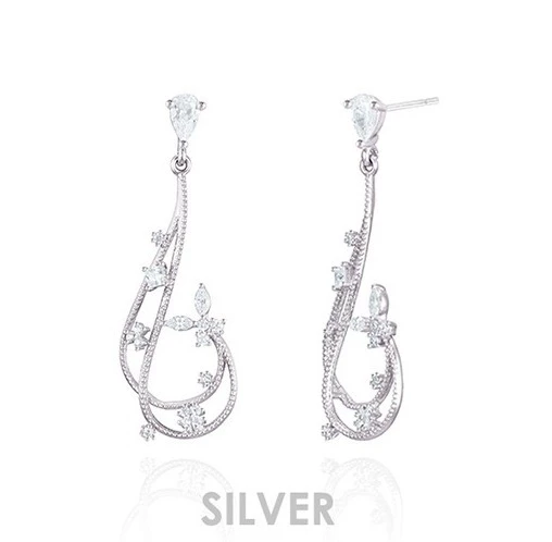 Wing Bling Earrings For Women Pink X One Size 7 Wing Bling Earrings For Women Pink X One Size - Image 5