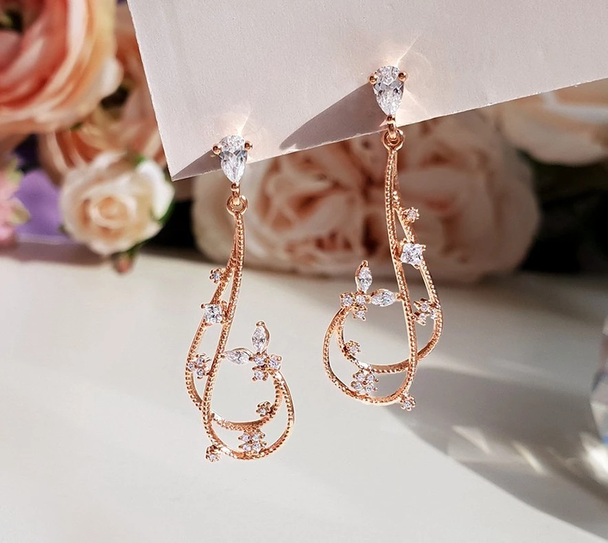 Wing Bling Earrings For Women Pink X One Size 8 Wing Bling Earrings For Women Pink X One Size - Image 6