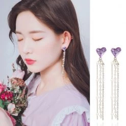 Wing Bling Earrings For Women Gold X Piercing