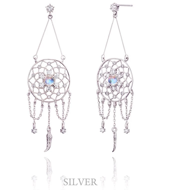 Wing Bling Earrings For Women Gold X One Size 5 Wing Bling Earrings For Women Gold X One Size - Image 3