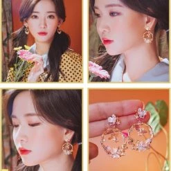 Wing Bling Earrings For Women Silver X Earring