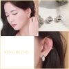Wing Bling Casual Style Street Style Party Style Elegant Style Earrings For Women Silver X One Size -Wing Bling Online Shop org 6043