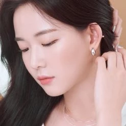 Wing Bling Casual Style Street Style Party Style Elegant Style Earrings For Women Silver X One Size -Wing Bling Online Shop org 6044