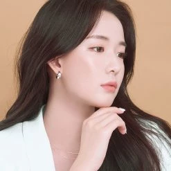 Wing Bling Casual Style Street Style Party Style Elegant Style Earrings For Women Silver X One Size -Wing Bling Online Shop org 6045