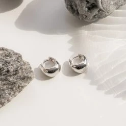 Wing Bling Casual Style Street Style Party Style Elegant Style Earrings For Women Silver X One Size -Wing Bling Online Shop org 6048