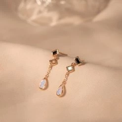 Wing Bling Casual Style Street Style Party Style Elegant Style Earrings For Women Pink Gold X One Size -Wing Bling Online Shop org 6056