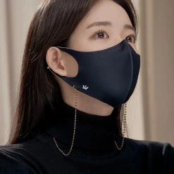 Wing Bling Street Style Plain Logo Face Masks For Women Black+blue X M*2 26 Wing Bling Street Style Plain Logo Face Masks For Women Black+blue X M*2 -Wing Bling Online Shop org 6062