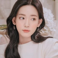 Wing Bling Casual Style Street Style Party Style Elegant Style Earrings For Women Silver X One Size -Wing Bling Online Shop org 6142