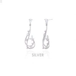 Wing Bling Casual Style Street Style Party Style Elegant Style Earrings For Women Silver X One Size -Wing Bling Online Shop org 6151
