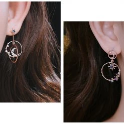 Wing Bling Star Party Style Silver Platinum With Jewels Office Style For Women Pink X One Size -Wing Bling Online Shop org 6175