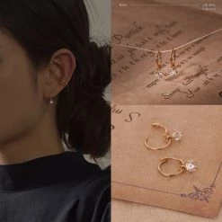 Wing Bling Casual Style Street Style Handmade Party Style Office Style For Women Yellow Gold(round) X One Size