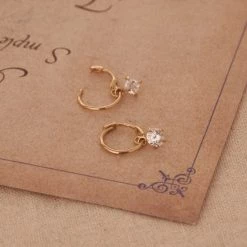 Wing Bling Casual Style Street Style Handmade Party Style Office Style For Women Yellow Gold(round) X One Size -Wing Bling Online Shop org 6236