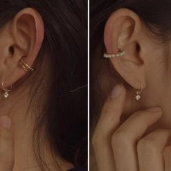 Wing Bling Casual Style Street Style Handmade Party Style Office Style For Women Yellow Gold(round) X One Size -Wing Bling Online Shop org 6237