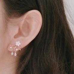 Wing Bling Casual Style Street Style Party Style Elegant Style Earrings For Women Pink (earrings) X One Size -Wing Bling Online Shop org 6260