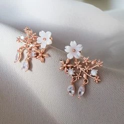 Wing Bling Casual Style Street Style Party Style Elegant Style Earrings For Women Pink (earrings) X One Size -Wing Bling Online Shop org 6263