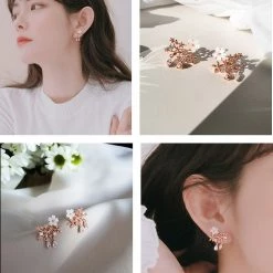 Wing Bling Casual Style Street Style Party Style Elegant Style Earrings For Women Pink (earrings) X One Size -Wing Bling Online Shop org 6265