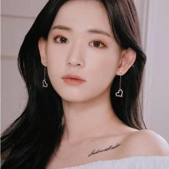 Wing Bling Casual Style Street Style Party Style Elegant Style Earrings For Women Pink X One Size -Wing Bling Online Shop org 6269