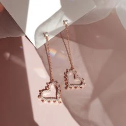 Wing Bling Casual Style Street Style Party Style Elegant Style Earrings For Women Pink X One Size -Wing Bling Online Shop org 6272